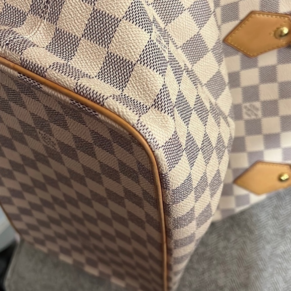 Louis Vuitton White Azure Saleyea PM - Picture 9 of 15
